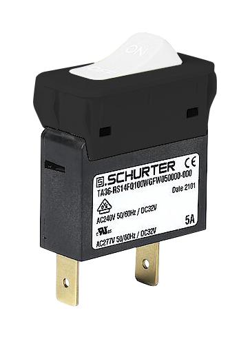 3-125-263 THERMAL CKT BREAKER, 1P, 20A/240V, PANEL SCHURTER