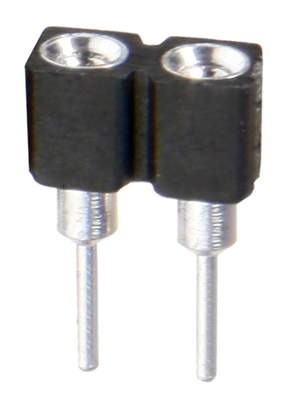 D01-9970242 SIP SOCKET, 2POS, 2.54MM, GOLD, TH HARWIN