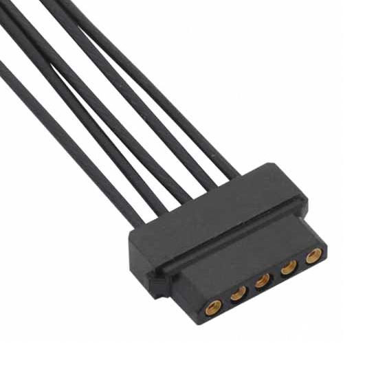 M80-8450442 CONNECTOR, RCPT, 4POS, 1ROW, CRIMP HARWIN