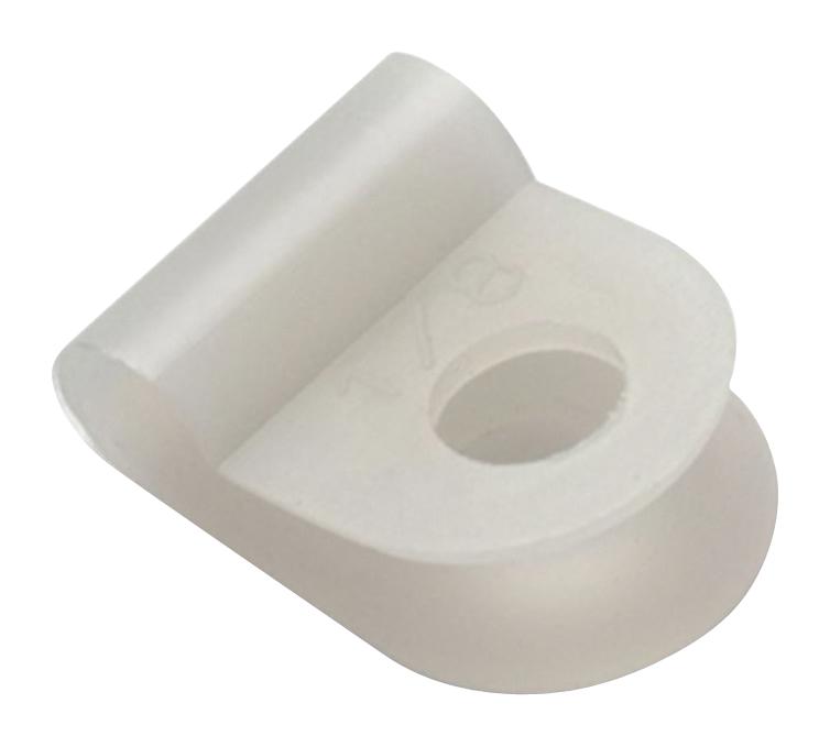 500913500 CABLE CLIP, NYLON 6.6, 6.2MM, NATURAL WURTH ELEKTRONIK