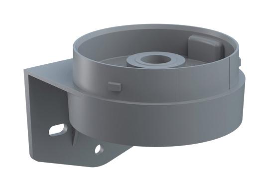 26170006 BKT CABLE GLAND, SIGNAL INDICATOR, GREY WERMA