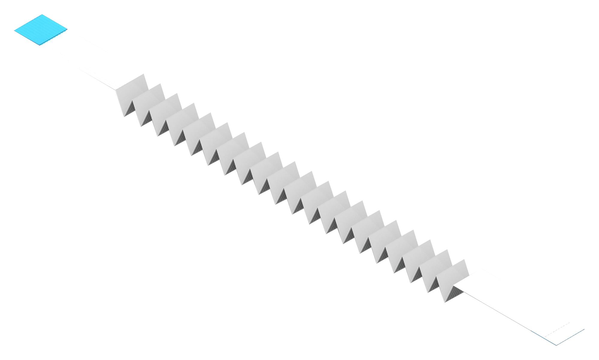 686710141001 CABLE ASSY, FFC-FFC, 10 CORE, 350MM WURTH ELEKTRONIK