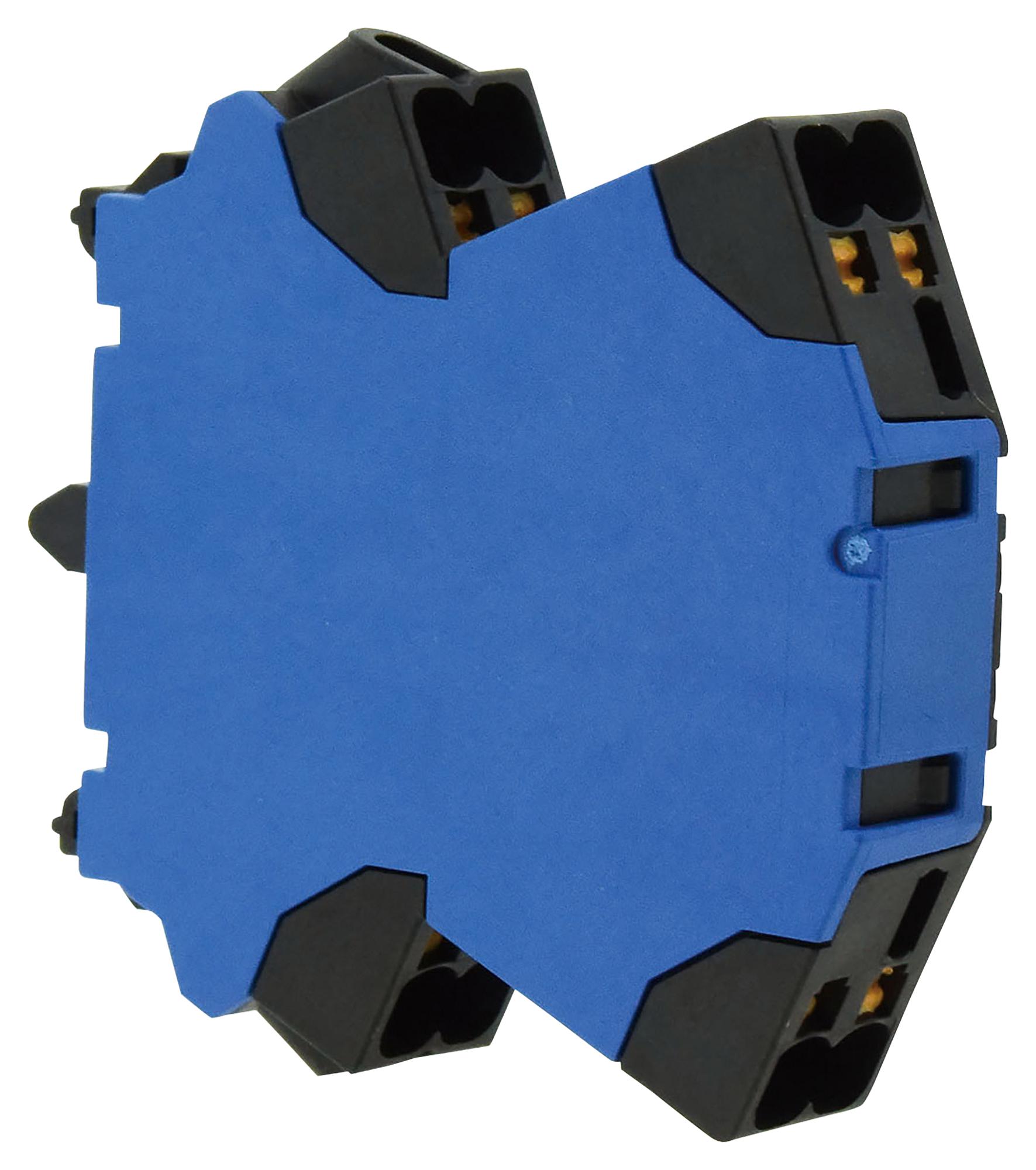 HW-PW2R0 CONTACT BLK, DPST-NO, BLU/BLK, 10A, 110V IDEC