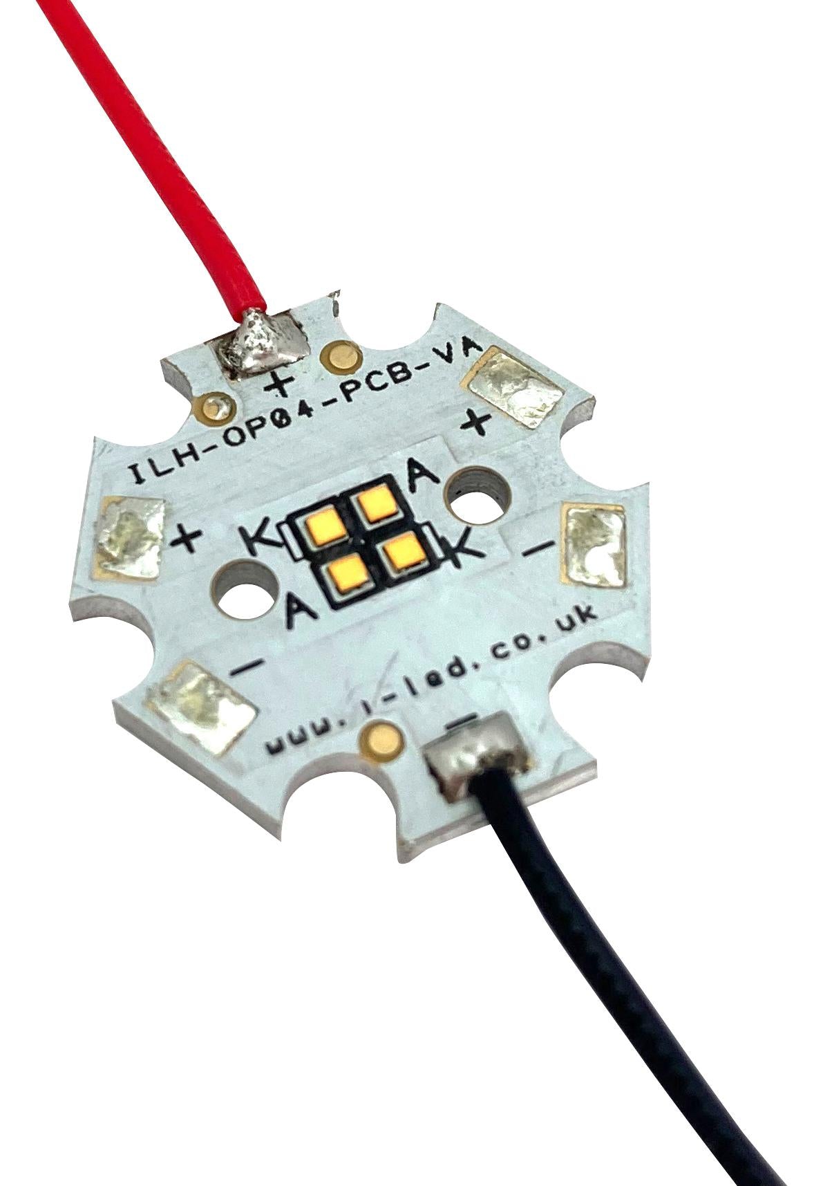 ILH-OP04-DEBL-SC221-WIR200. LED MODULE, BLUE, 124LM, 455NM, STAR INTELLIGENT LED SOLUTIONS