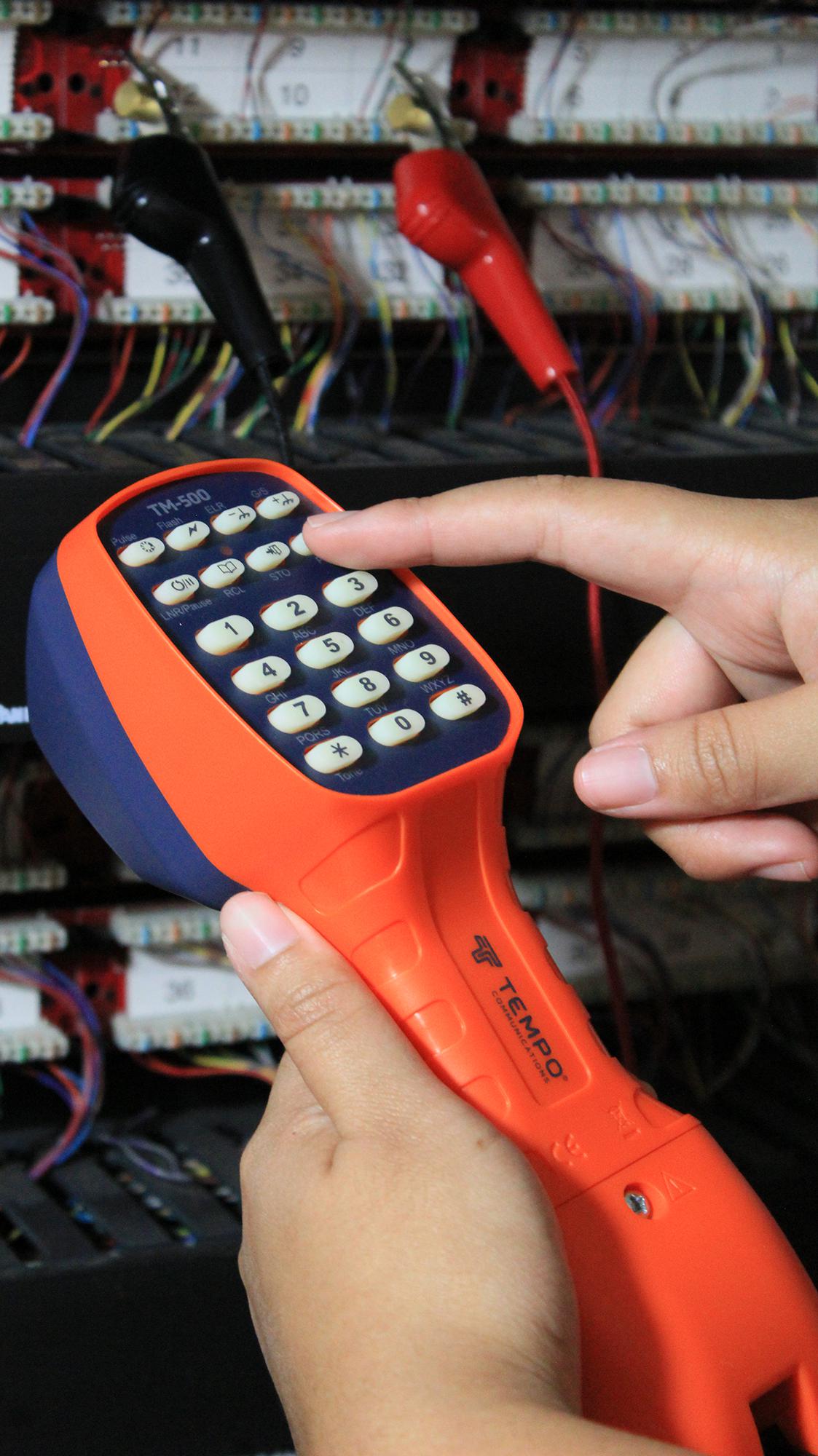 TM500I TESTER SET, CONTINUITY, TELEPHONE TEMPO