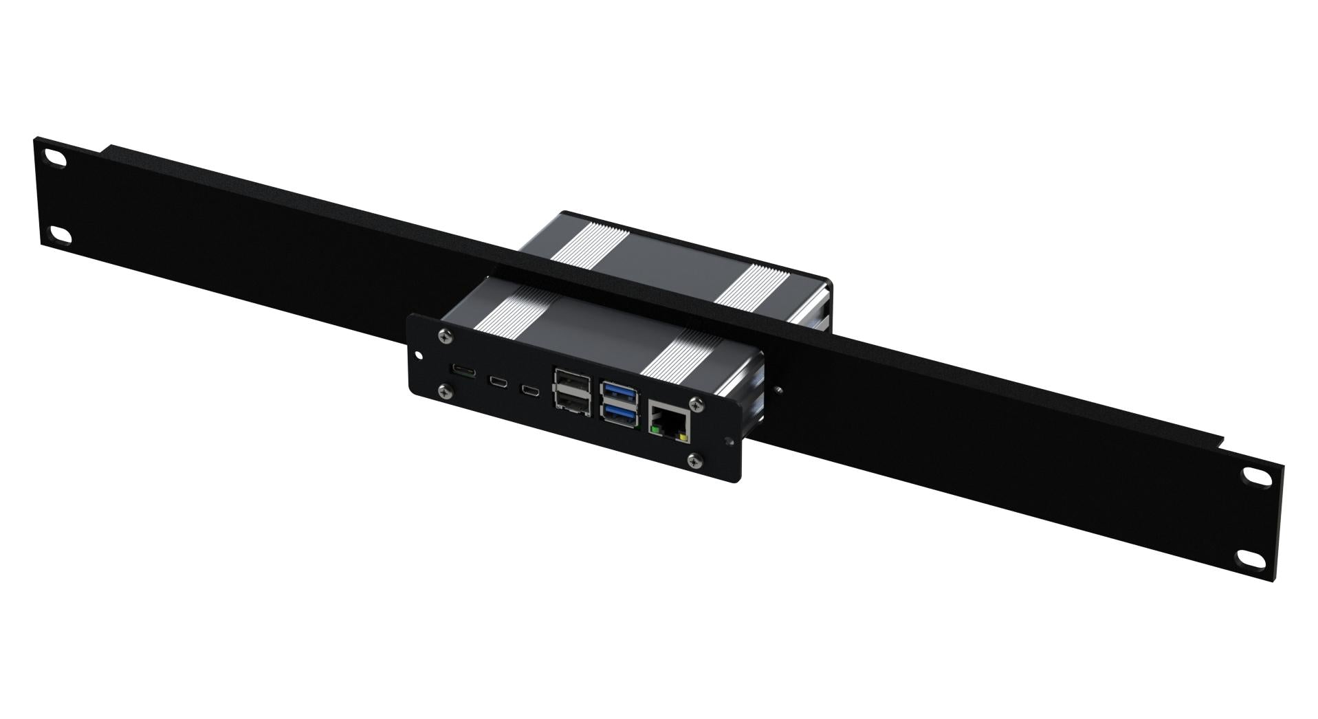 MP007511 ALUMINUM RACK PANEL, RASPBERRY PI4 MULTICOMP PRO
