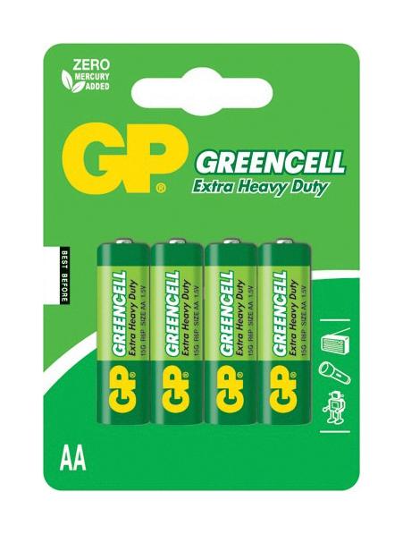 GPPCC15KC179 BATTERY, ZINC CHLORIDE, AA, 1.5V, PK4 GP BATTERIES