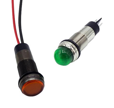 656-1202-303F LED PANEL INDICATOR, GREEN, 12.7MM, 5VDC DIALIGHT