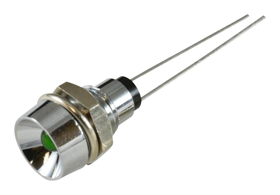 676-2211-110F LED PANEL INDICATOR, GREEN, 6.2MM, 3.3V DIALIGHT