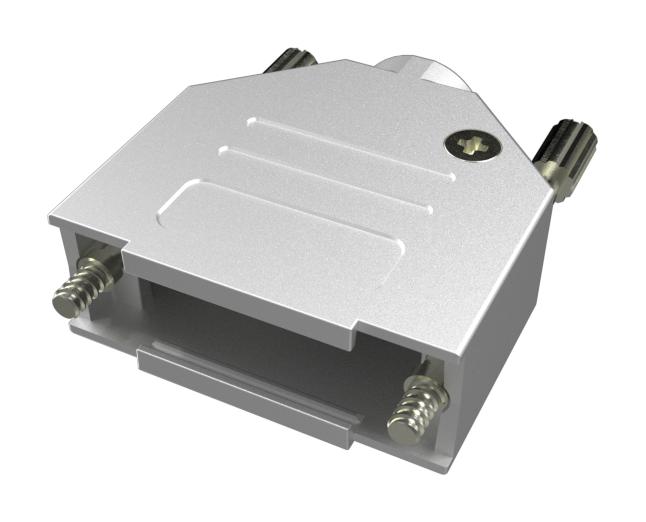 8655AMBT1A11KLF D-SUB HOOD, 180 DEG, DB, METAL AMPHENOL ICC