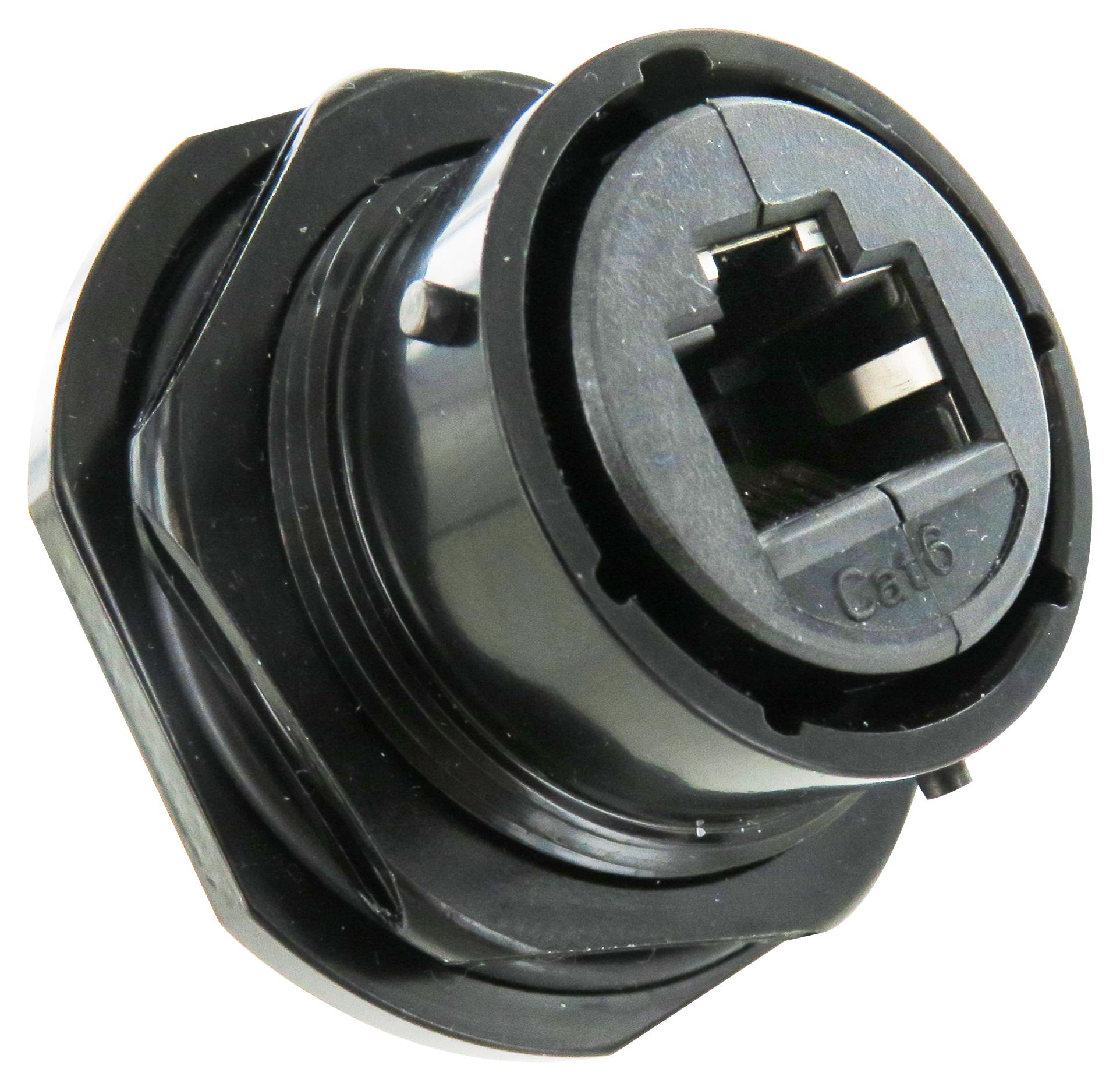 RJFTV6A7A1G ADAPTOR, RJ45 8P JACK-JACK, CAT6A AMPHENOL SOCAPEX