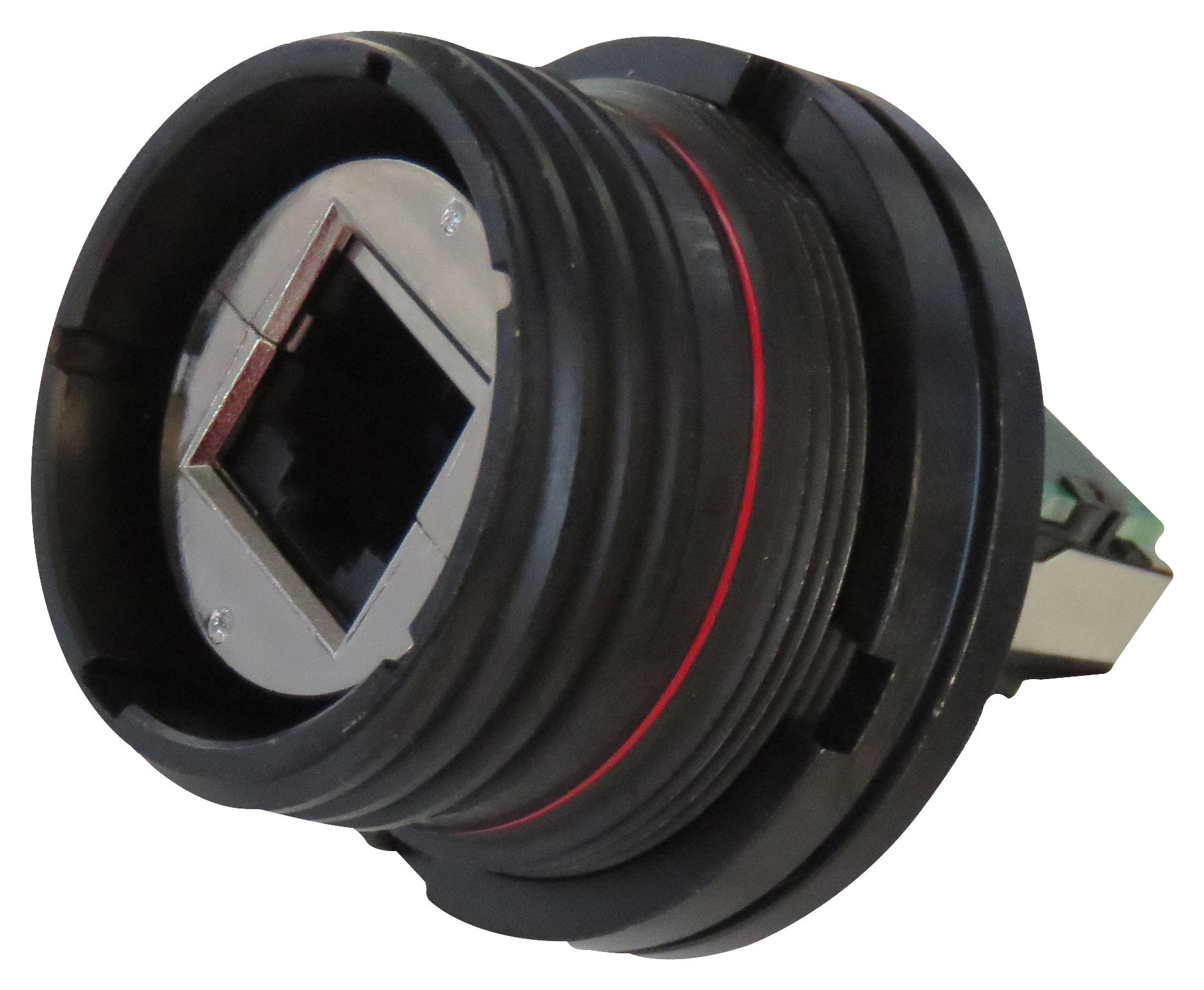 RJFTV6A7A1ZNF312 ADAPTOR, RJ45 8P JACK-JACK, CAT6A AMPHENOL SOCAPEX