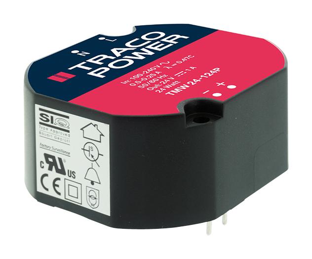 TMW 24-105P POWER SUPPLY, AC-DC, 5.1V, 4A TRACO POWER