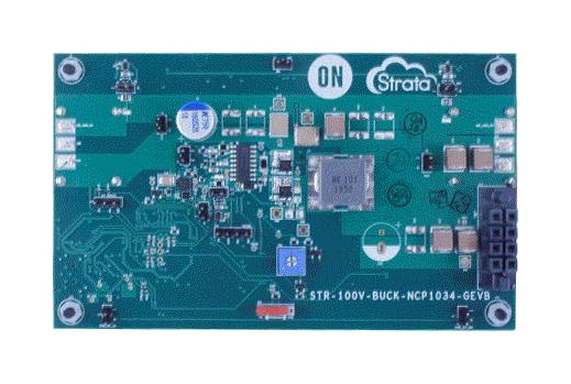 STR-100V-BUCK-NCP1034-GEVB EVALUATION BOARD, BUCK CONVERTER ONSEMI