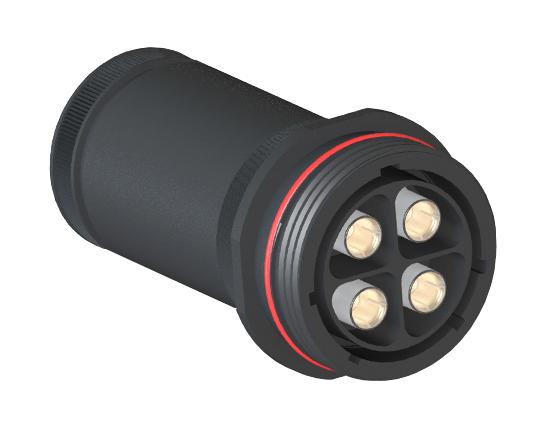 PXP9051/04/S/1 CIRCULAR CONN, RCPT, 4POS, CABLE BULGIN LIMITED