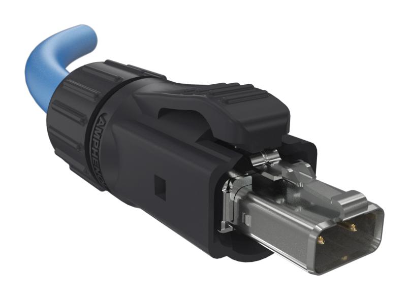 MSPE-P2L0-4A0 MOD CONNECTOR, SPE PLUG, 2POS, CABLE AMPHENOL ICC