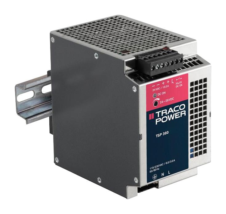 TSP 360-148 EX POWER SUPPLY, AC-DC, 48V, 7.5A TRACO POWER
