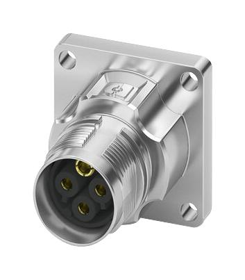 M17-3ES1N8AW600S/1,5 CIRCULAR CONN, RCPT, 3+PE, CRIMP PHOENIX CONTACT