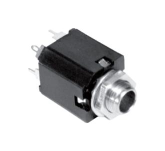 ACJMMN2S 1/4" MONO JACK, 3POS, PCB AMPHENOL SINE/TUCHEL