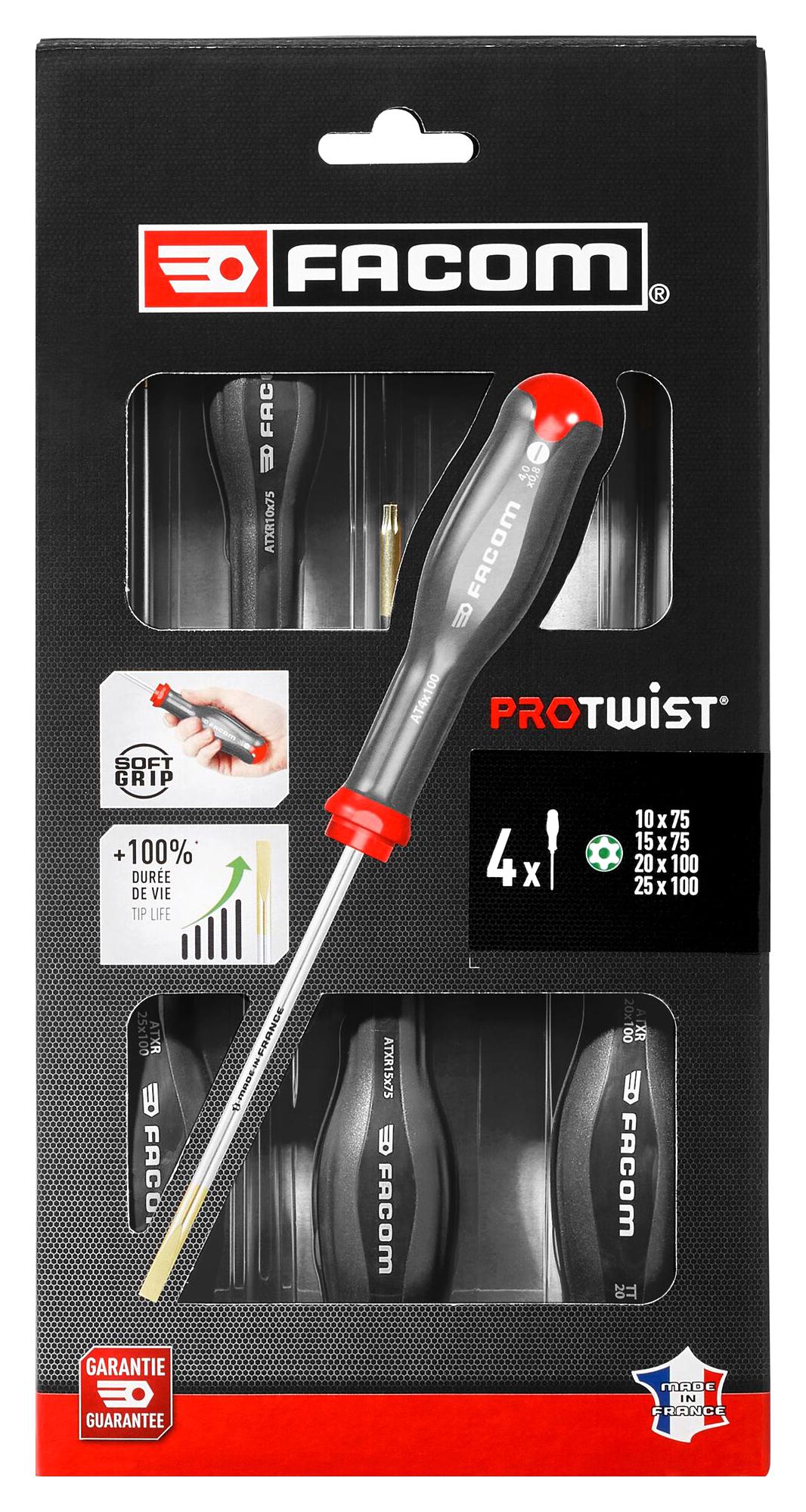 ATXR.J4PB SCRWDRVER, SET, TAMPER TORX, 5PCS FACOM