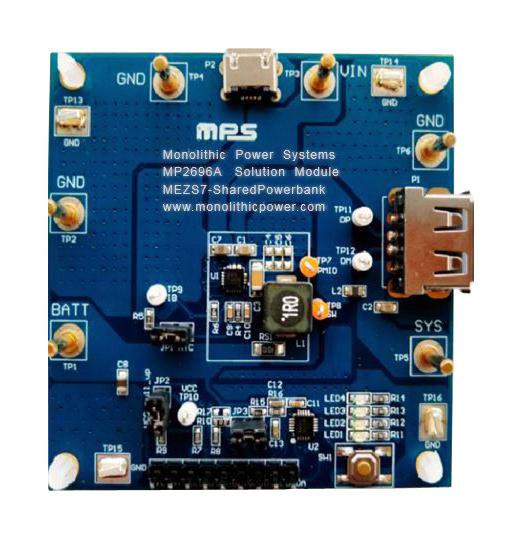 MEZS7-SHAREDPOWERBANK POWERBANK SOLN MODULE, BATTERY CHARGER MONOLITHIC POWER SYSTEMS (MPS)