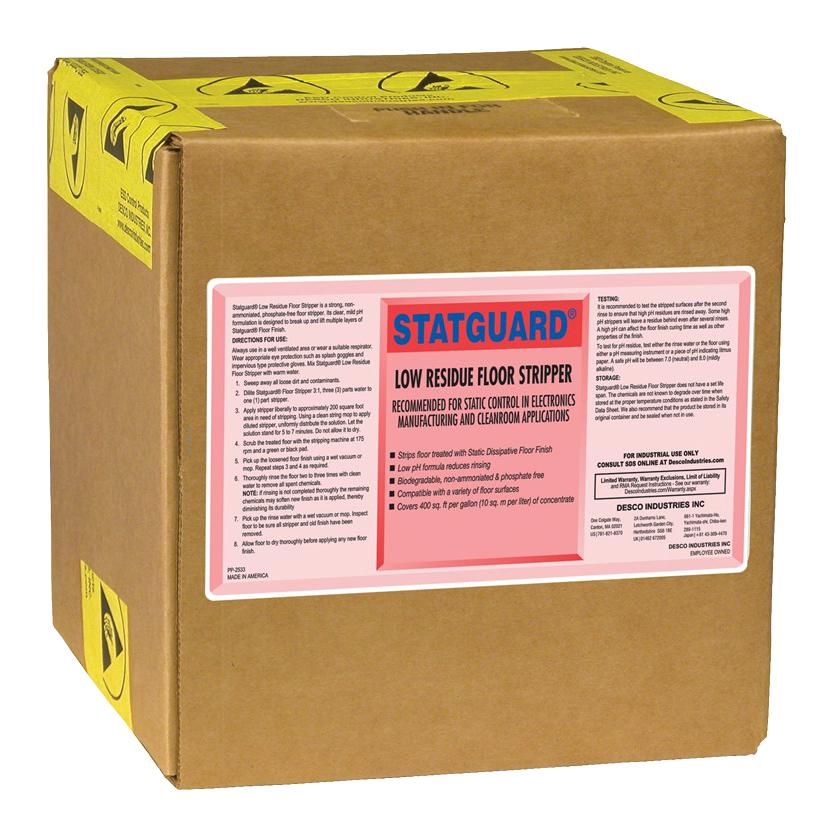 220523 ESD FLOOR CLEANER, TUB, 10L DESCO EUROPE (FORMERLY VERMASON)