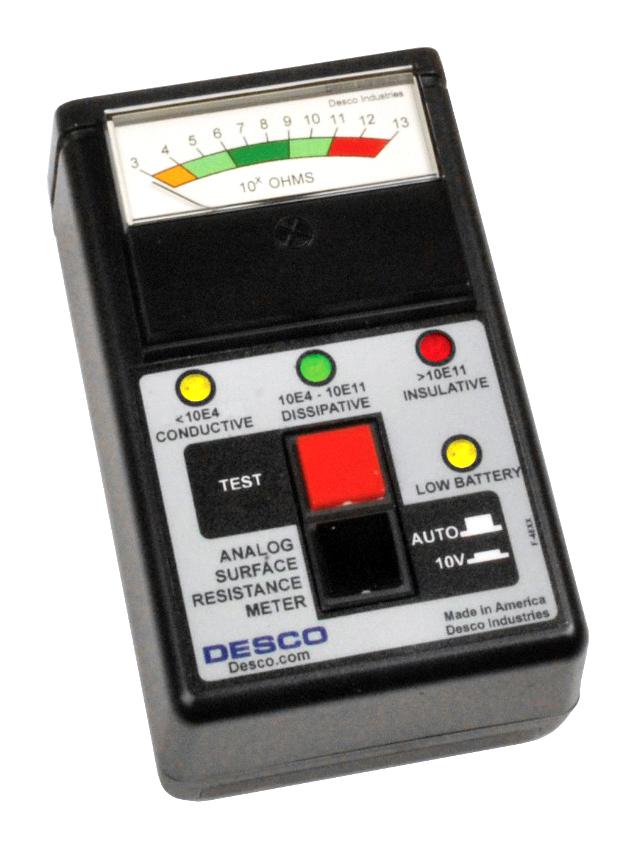 19786 ANALOGUE SURFACE RES METER, 4.5X2.8X2.1" DESCO