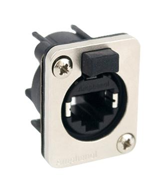 RJXS8FD6VB RJ45 CONNECTOR, JACK, 1PORT, PANEL AMPHENOL SINE/TUCHEL