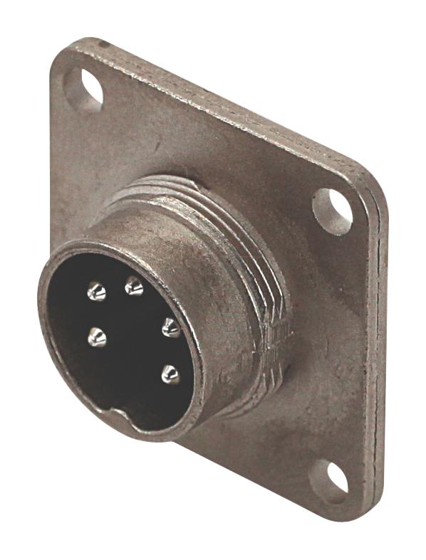 C09131S0061002 CIRCULAR CONN, RCPT, 6POS, PANEL AMPHENOL SINE/TUCHEL