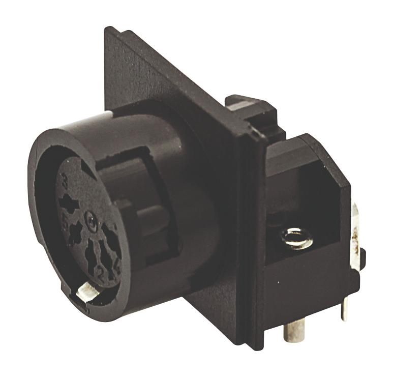 T3427600 CIRCULAR CONN, R/A RCPT, 6POS, PANEL AMPHENOL SINE/TUCHEL