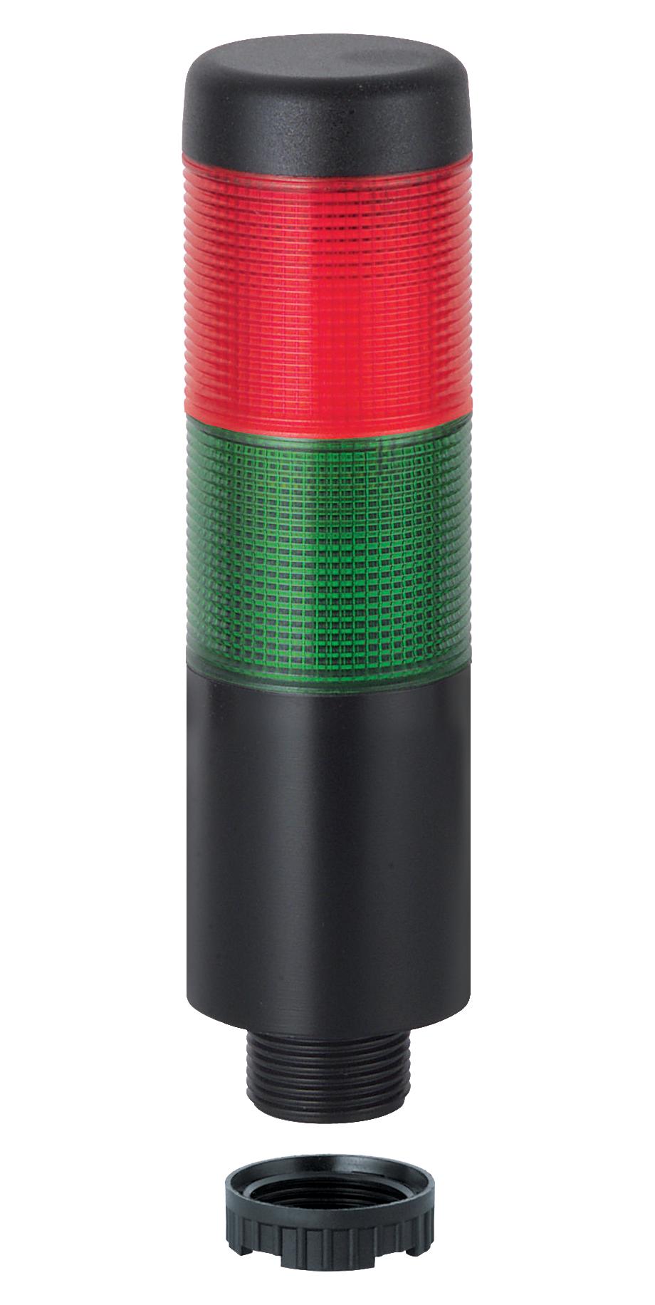 69822075 SIGNAL TOWER, GRN/RED, CONTI, M12 CONN WERMA