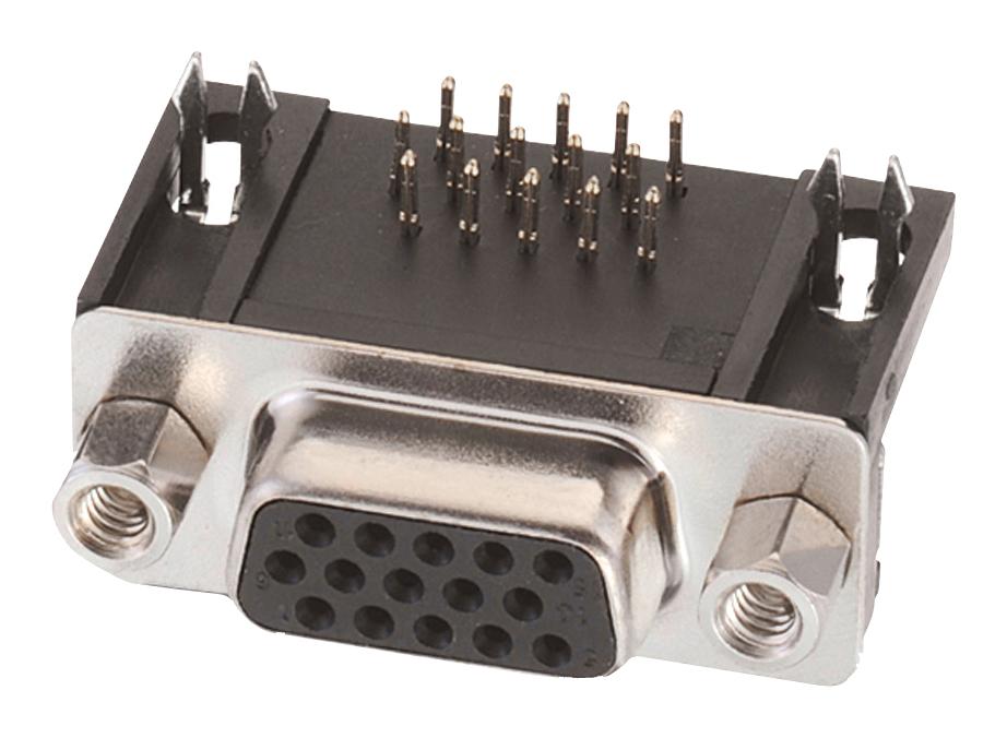 618044330923 HD-D SUB CONN, R/A RCPT, 44POS, DB, SLDR WURTH ELEKTRONIK