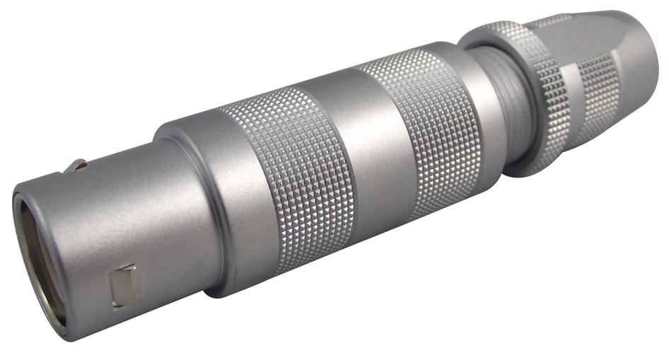 FFB.3S.415.CLAC57 PLUG, S0, 15KV, SLD, 6MM LEMO