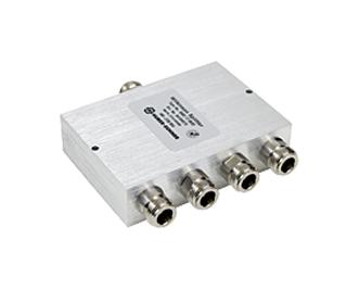 5502.17.0032 WILKINSON SPLITTER, 4 WAYS, 694-2700MHZ HUBER+SUHNER