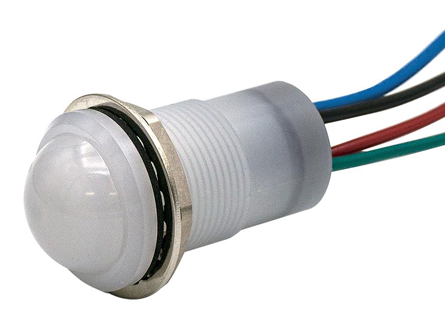 657-2485-303F PANEL INDICATOR, RGB, 17.46MM, 30VDC DIALIGHT