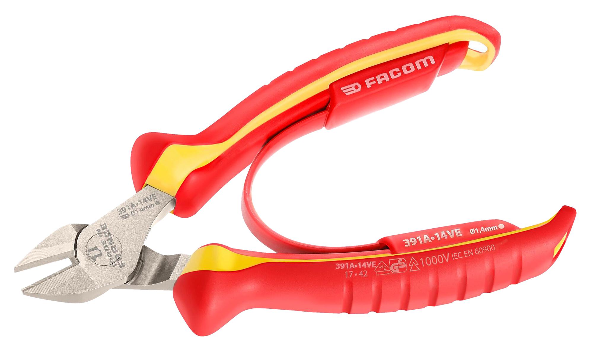 391A.14VE CUTTER, SNIPE, DIAGONAL, 3MM, 145MM FACOM