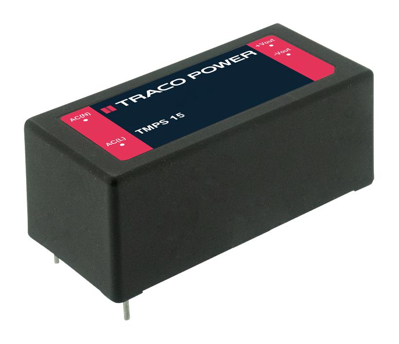 TMPS 15-112 POWER SUPPLY, AC-DC, 12V, 1.25A TRACO POWER