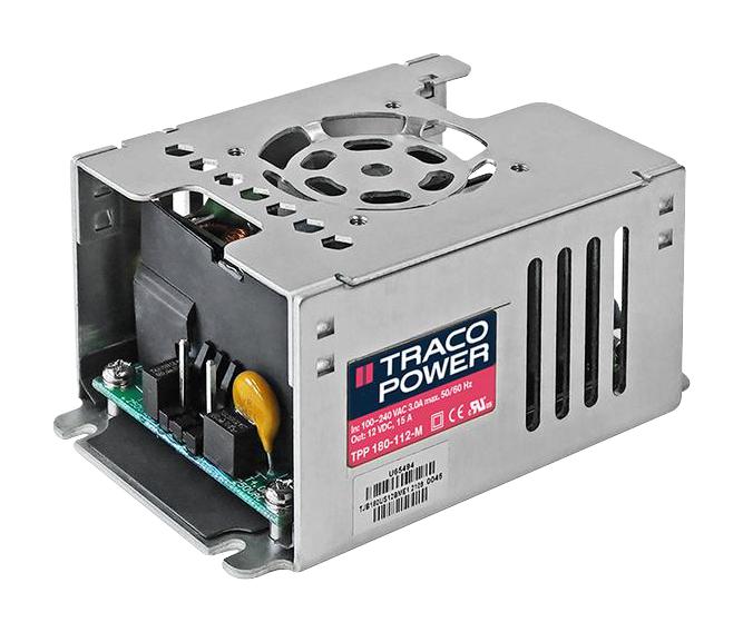 TPP 180-112-M POWER SUPPLY, AC-DC, 12V, 15A TRACO POWER