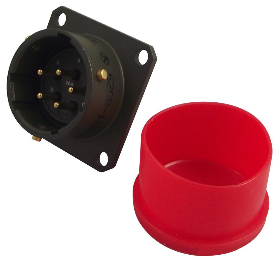 62GB-12E14-05PN PLUG,14-05, PANEL MOUNT, 5WAY AMPHENOL LTD