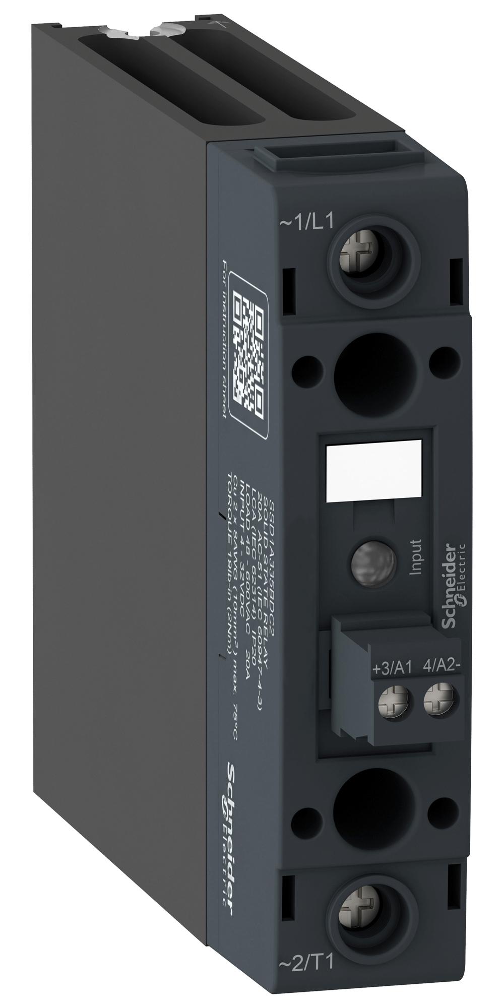 SSD1A320M7RC2 SOLID STATE CONTACTOR, 20A, 48-600VAC SCHNEIDER ELECTRIC