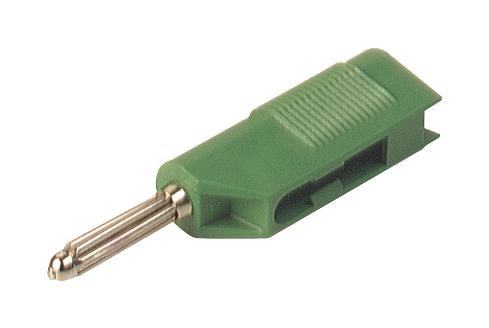 930729104 PLUG, 4MM, STACKABLE, GREEN, PK5, BUELA HIRSCHMANN TEST AND MEASUREMENT