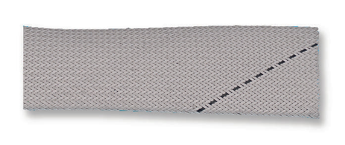 PP-PET-FR-12MM-GREY/BLK BRAIDED SLEEVE, 10MM, GREY/BLACK, 100M MULTICOMP PRO