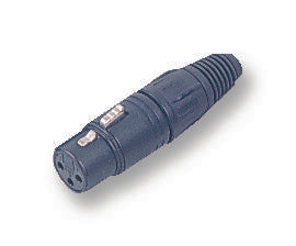 NC7FXB SOCKET, XLR, FREE, BLACK, 7POLE NEUTRIK