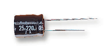 35ZLG100MEFC8X11.5 CAP, 100µF, 35V, 20% RUBYCON