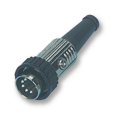 592-0601 PLUG, DIN, LOCKING, 6PIN DELTRON COMPONENTS