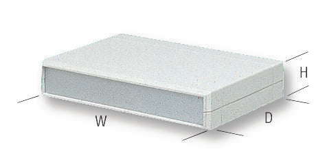 75-38118 CASE, ABS, GREY, 147X206X40MM VERO