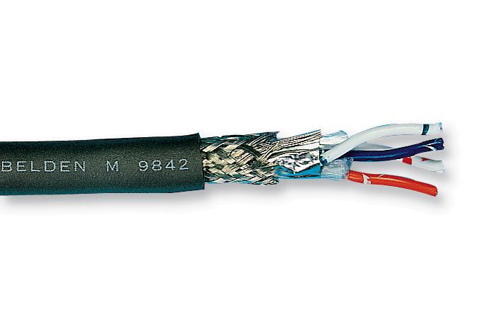 9842 CABLE, 9842, 2PAIR,  PER M BELDEN