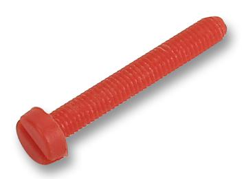 BSK 012890 FIXING SCREW, PLASTIC, M3, 22MM, RED WEIDMULLER