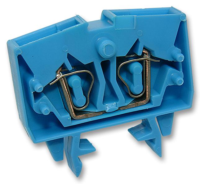 264-704 TERMINAL BLOCK, DIN RAIL, 2POS, 12AWG WAGO