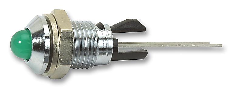 2665.8081 LED INDICATOR, 5MM, GREEN MENTOR